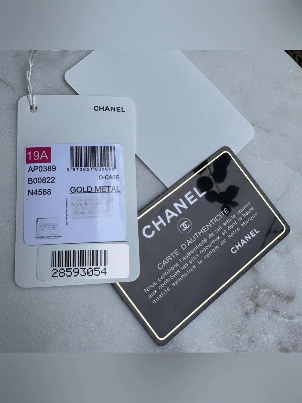 Chanel Croc Embossed Leather O-Case